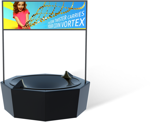 Coin Vortex - Global Gumball Entertaining Machine